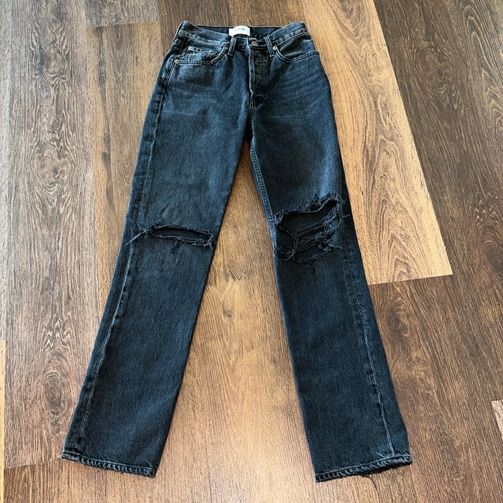 NEW AGOLDE Lana Jean Mid-Rise Sz 23